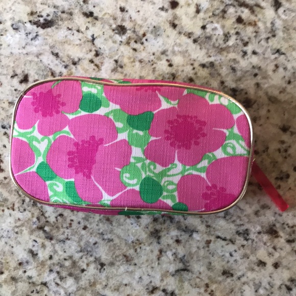 Lilly Pulitzer for Estée Lauder Toiletry Cosmetics Make-up Pencil Case - Picture 3 of 9
